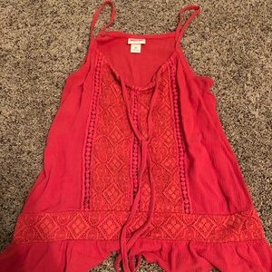 Mossimo flowy red/coral colored shirt